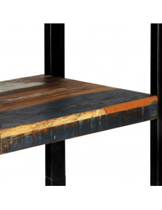 Libreria 45x30x171 cm in Legno Massello di Recupero