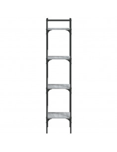 Libreria 4Ripiani Grigio Sonoma 35x30x138,5cm Legno Multistrato