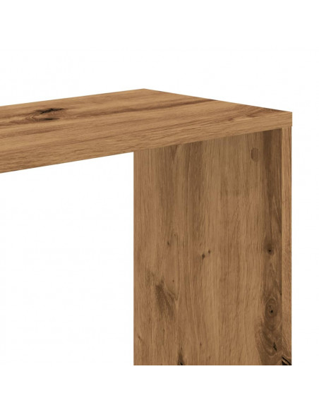 Libreria 5 Piani Rovere Artigianale 80,5x23,5x162,5 Multistrato