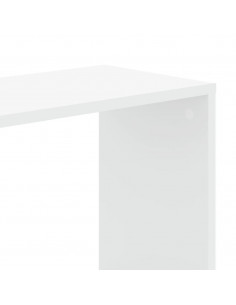 Libreria 5 Ripiani Bianca 45x23,5x162,5cm Legno Multistrato