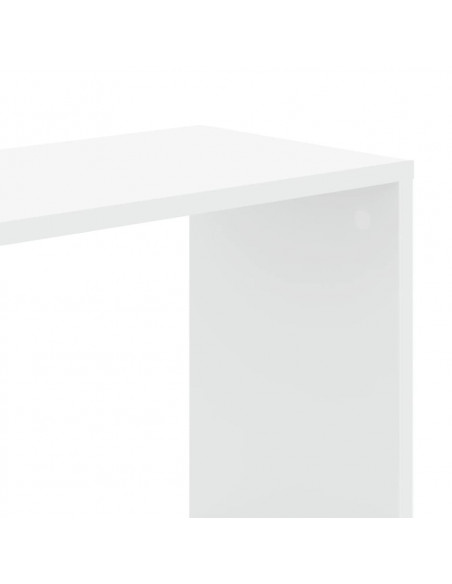 Libreria 5 Ripiani Bianca 45x23,5x162,5cm Legno Multistrato