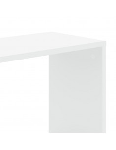 Libreria 5 Ripiani Bianca 80,5x23,5x162,5cm Legno Multistrato