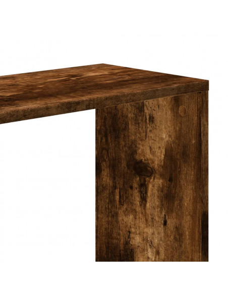Libreria 5 Ripiani Rovere Fumo 80,5x23,5x162,5cm Multistrato