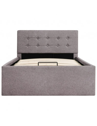 Giroletto con Contenitore Grigio Talpa in Tessuto 90x200 cm