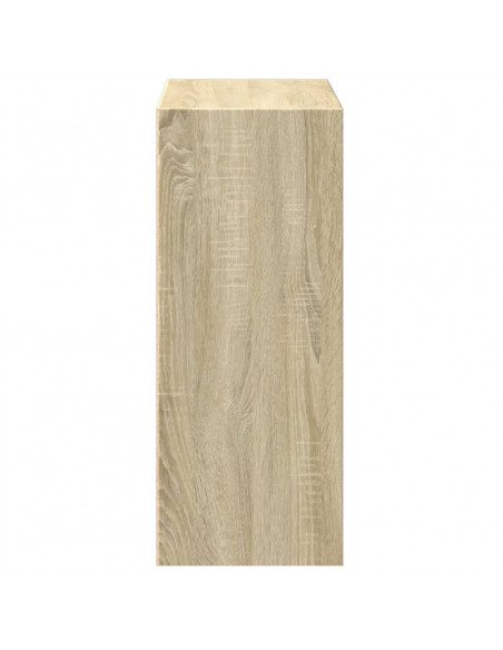 Libreria 5 Ripiani Rovere Sonoma 40x30x76,5cm Legno Multistrato