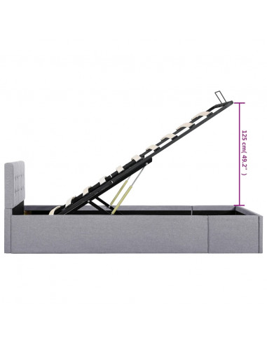 Giroletto Idraulico Contenitore Grigio Chiaro Tessuto 100x200cm