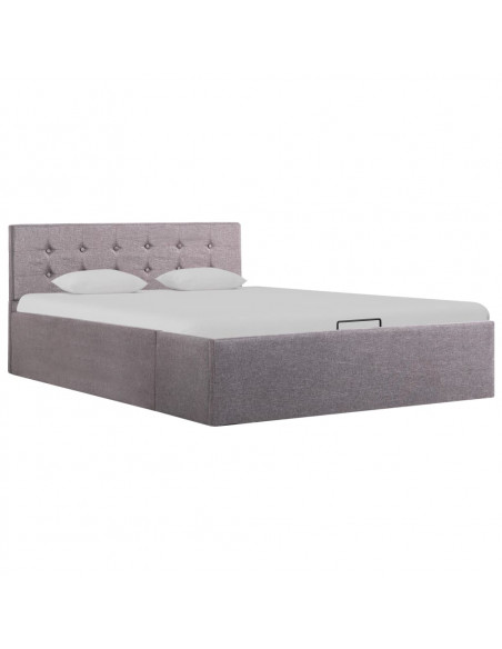 Giroletto con Contenitore Grigio Talpa in Tessuto 120x200 cm