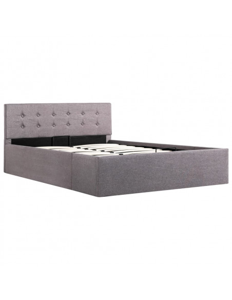 Giroletto con Contenitore Grigio Talpa in Tessuto 120x200 cm