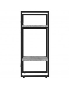 Libreria a 2 Ripiani Grigio Sonoma 40x30x70cm Legno Multistrato