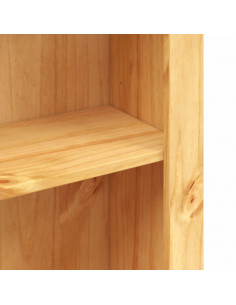 Libreria a 3 Ripiani Pino Messicano Corona Range 81x29x100 cm