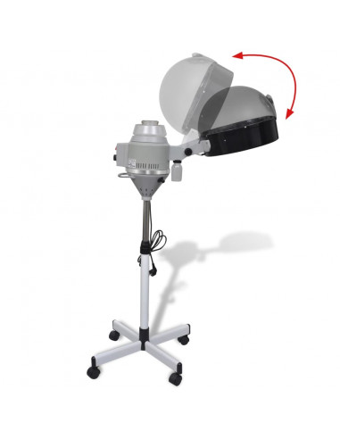 Vaporizzatore Capelli Parrucchiere con Base a Ruote