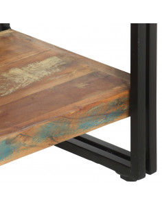 Libreria a 5 Ripiani 60x30x180 cm in Massello di Recupero