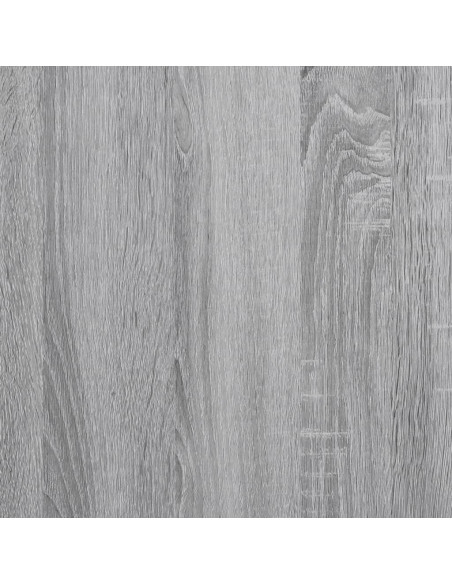 Libreria Ante Grigio Sonoma 136x37x142 cm in Legno Multistrato