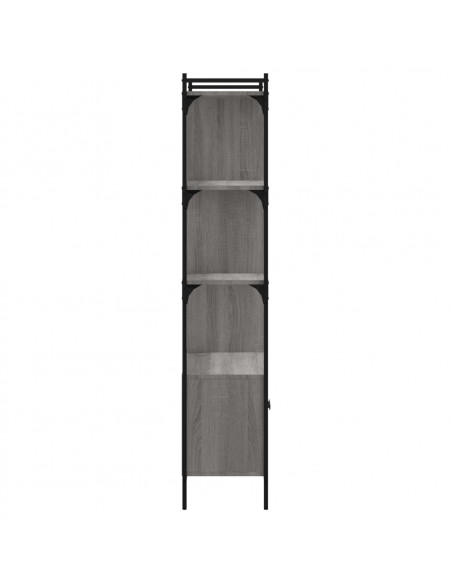 Libreria Ante Grigio Sonoma 76,5x30x154,5 cm Legno Multistrato
