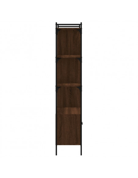 Libreria Ante Rovere Marrone 76,5x30x154,5 cm Legno Multistrato