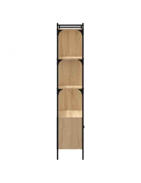 Libreria Ante Rovere Sonoma 76,5x30x154,5 cm Legno Multistrato
