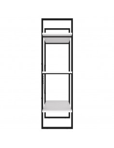 Libreria Bianca 100x30x105 cm in Legno Multistrato