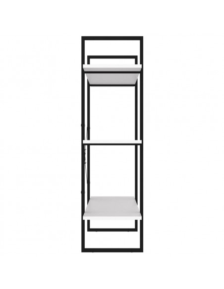 Libreria Bianca 100x30x105 cm in Legno Multistrato