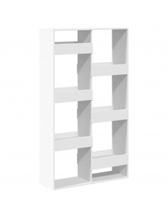 Libreria Bianca 100x33x175 cm in Legno Multistrato