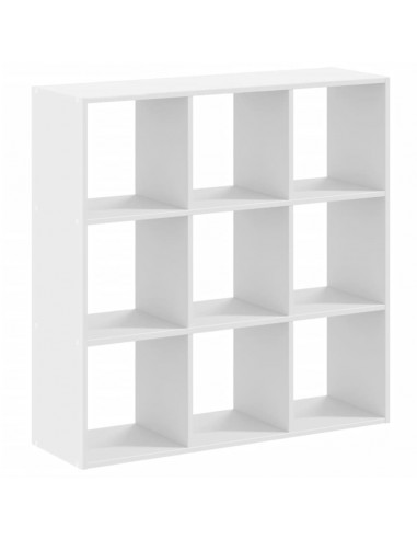 Libreria Bianca 102x32x102 cm in Legno Multistrato