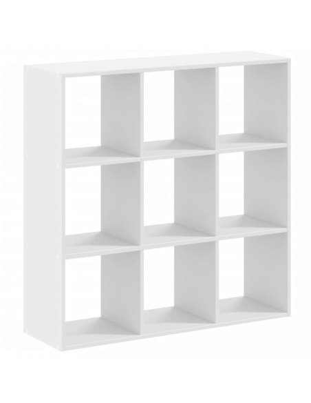 Libreria Bianca 102x32x102 cm in Legno Multistrato