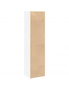 Libreria Bianca 40x30x152 cm in Legno Multistrato