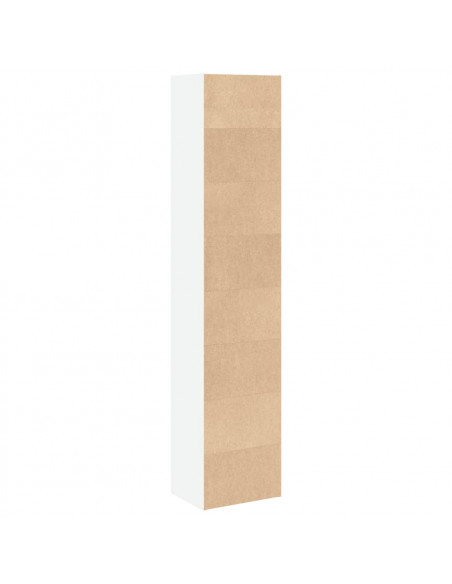 Libreria Bianca 40x30x189 cm in Legno Multistrato