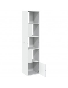 Libreria Bianca 40x36x189 cm in Legno Multistrato
