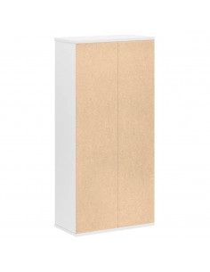 Libreria Bianca 50x25x105 cm in Legno Multistrato