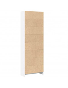 Libreria Bianca 60x24x176 cm in Legno Multistrato