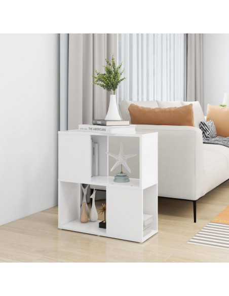 Libreria Bianca 60x24x63 cm in Legno Multistrato