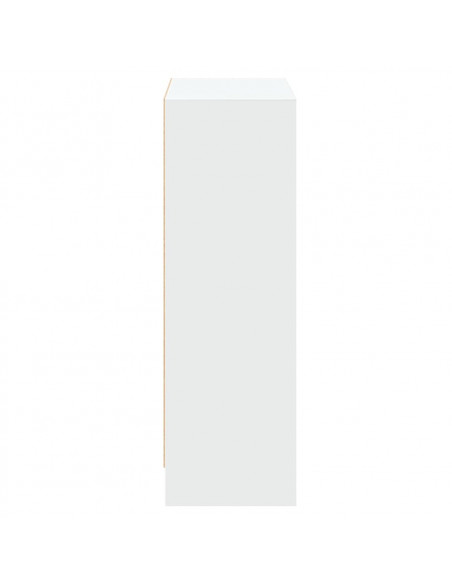 Libreria Bianca 60x24x76 cm in Legno Multistrato