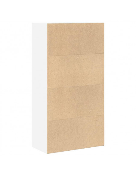 Libreria Bianca 60x30x114 cm in Legno Multistrato