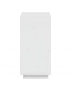 Libreria Bianca 60x35x71 cm in Legno Massello di Pino