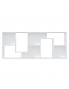 Libreria Bianca 67x24x161 cm in Legno Multistrato