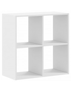Libreria Bianca 68,5x32x68,5 cm in Legno Multistrato