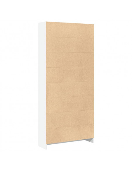 Libreria Bianca 80x24x176 cm in Legno Multistrato