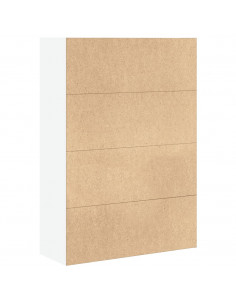 Libreria Bianca 80x30x114 cm in Legno Multistrato