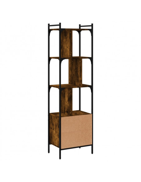 Libreria con Anta Rovere Fumo 44,5x30x154,5cm Legno Multistrato