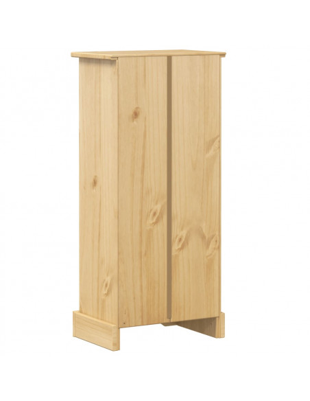 Libreria Corona 46x29x100 cm in Legno Massello di Pino