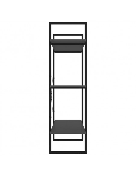 Libreria Grigia 100x30x105 cm in Legno Multistrato