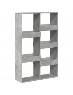 Libreria Grigio Cemento 100x33x155,5 cm in Legno Multistrato