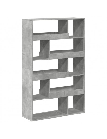 Libreria Grigio Cemento 100x33x156,5 cm in Truciolato