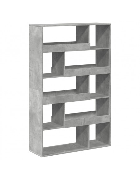 Libreria Grigio Cemento 100x33x156,5 cm in Truciolato