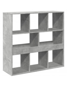 Libreria Grigio Cemento 100x33x94,5 cm in Truciolato