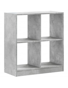 Libreria Grigio Cemento 68,5x32x75 cm in Legno Multistrato