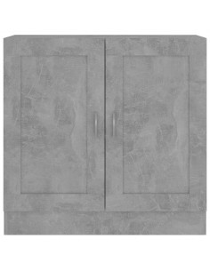 Libreria Grigio Cemento 82,5x30,5x80 cm in Legno Multistrato