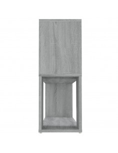 Libreria Grigio Sonoma 100x24x63 cm in Legno Multistrato