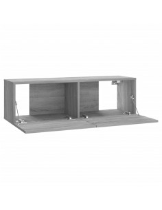 Libreria Grigio Sonoma 100x30x30 cm in Legno Ingegnerizzato