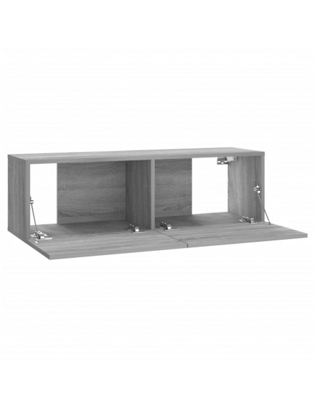 Libreria Grigio Sonoma 100x30x30 cm in Legno Ingegnerizzato